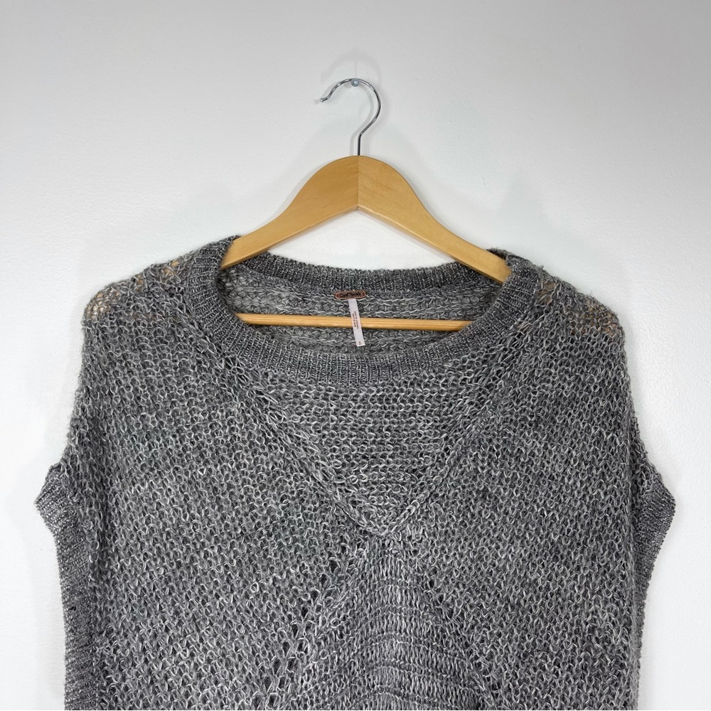 Free People Oversized Knit Sweater Top Free People - Picture 4 of 12